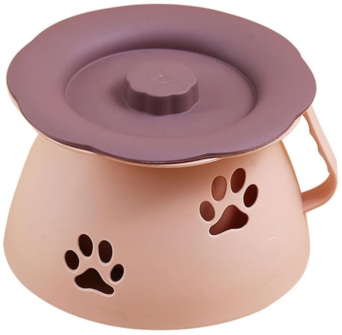Kamerpot met Deksel - Urinoir Potje - Huiselijk Gebruik - Antislip Handvat - Verdikte Basis - Roze