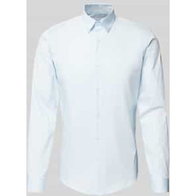 Slim fit vrijetijdsoverhemd met kentkraag