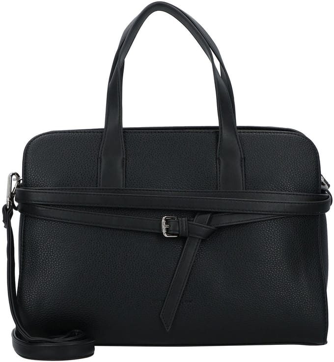 TOM TAILOR shopper handtas Freya Zip Shopper Black zwart