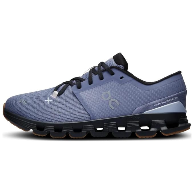 ON Cloud X 4 Feather Black Dames Sneakers Blauw 3WE30072545 37.5 gray