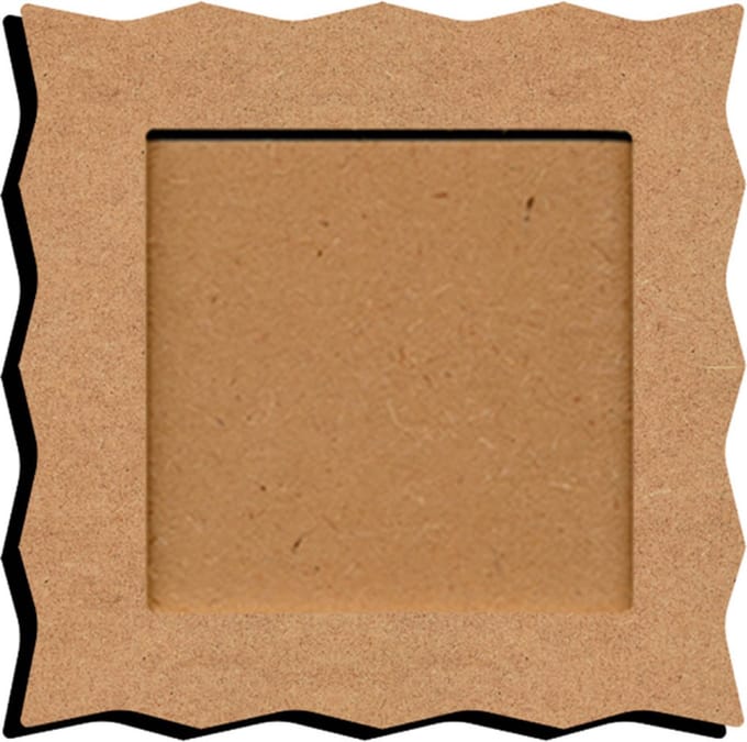 Gomille MDF lijst decoratie 22,5x22,5 cm creatief knutselen.