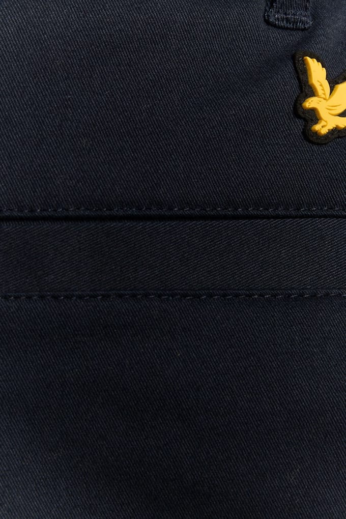 Lyle & Scott Course Stretch Chino Trousers Dark Navy Größe: 28 | Chinos Outlet | Herren | Blau