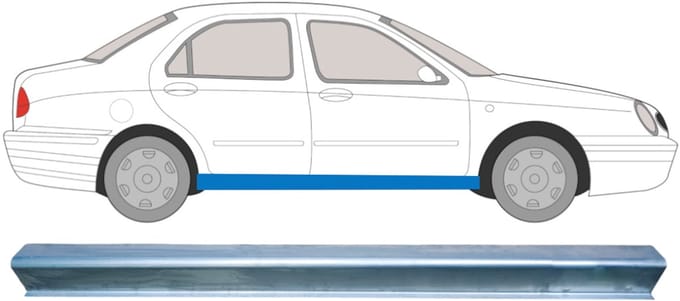 Reparatie dorpel voor Lancia Lybra 1995-2005 / Rechts