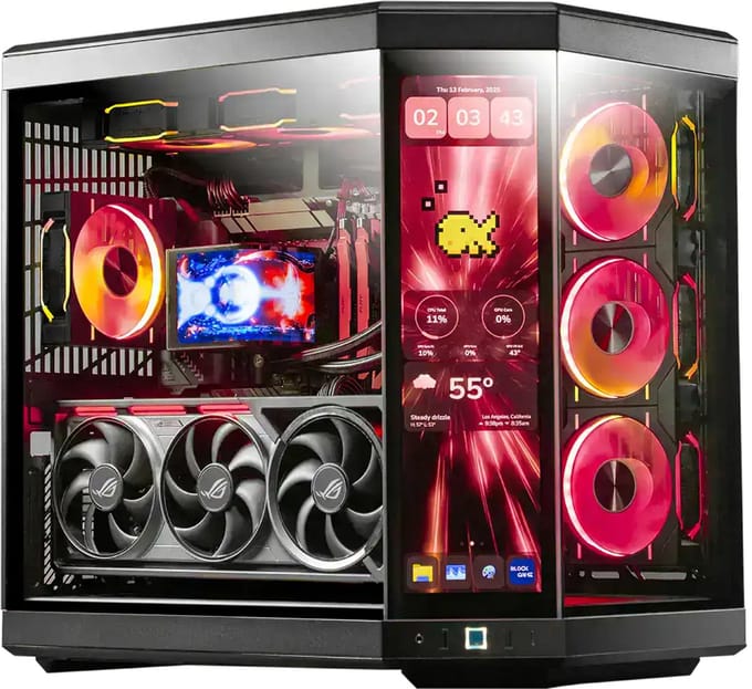 Gaming PC | NVIDIA GeForce RTX 5080 | AMD Ryzen 7 9850X3D | 32GB RAM | Andromeda Touch AMD N58