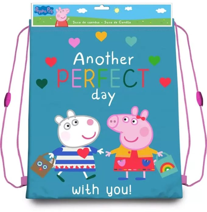 Peppa Pig sporttas sportzak 40 cm