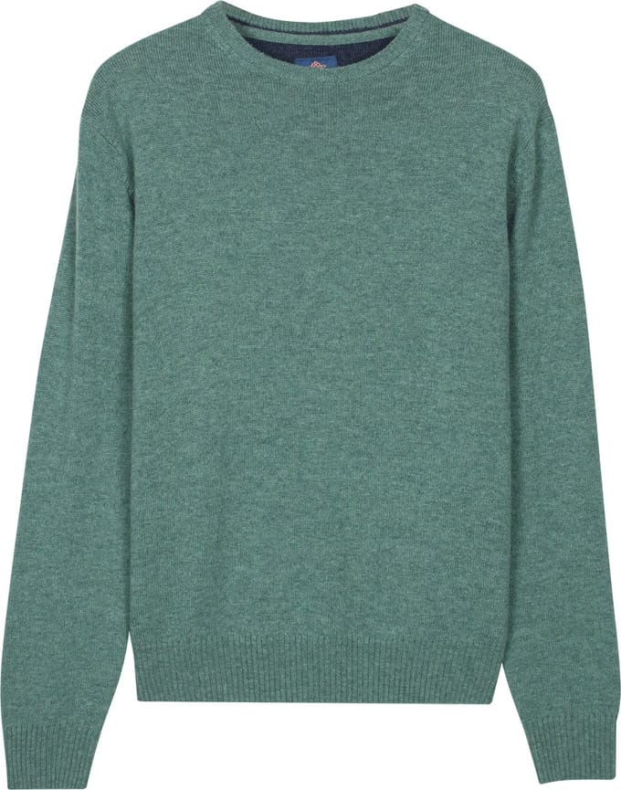 Baileys – Heren – Gebreide Pullover – Ronde hals – Regular fit – Trui – Donkergroen - 520092-735