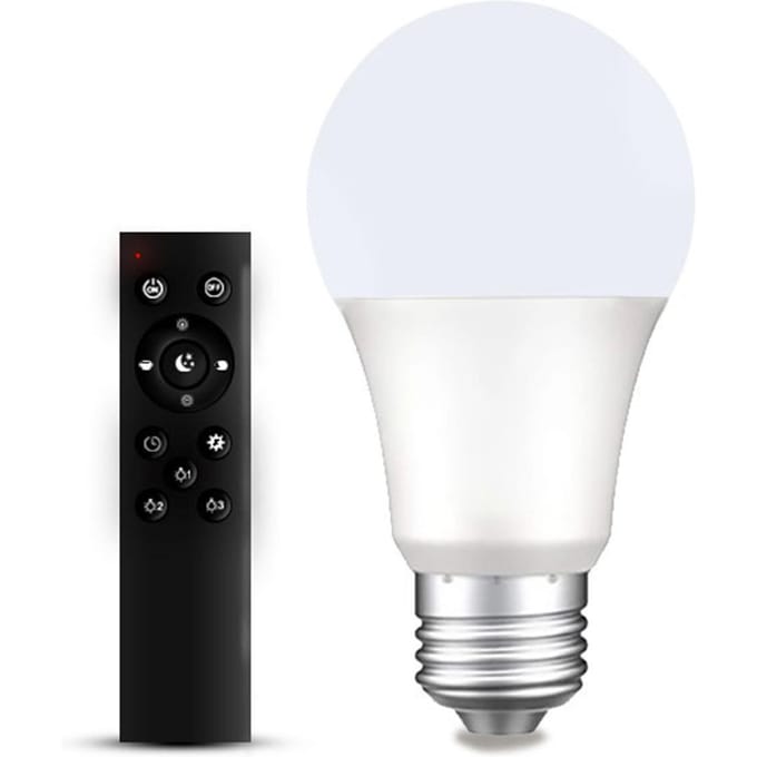 Slimme gloeilamp met afstandsbediening LED-verlichting Infinity Dimming Kleurveranderende gloeilampverlichting 9W & E26