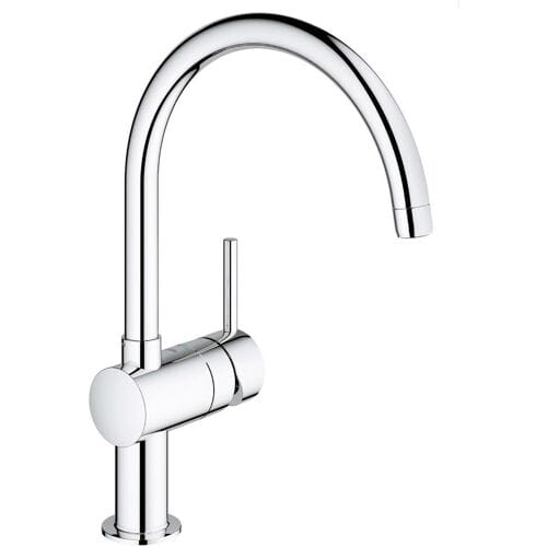 GROHE Minta Keukenkraan - draaibare hoge C-uitloop - 1 straalstand - chroom