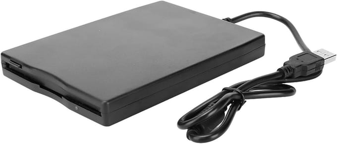 Draagbare 3.5 Inch USB Floppy Disk Lezer voor Windows 10/7/Vista/8/2000/SE/98 - Externe Gegevensopslag, Retro Dataoverdracht, Compatibel met Oudere Systemen