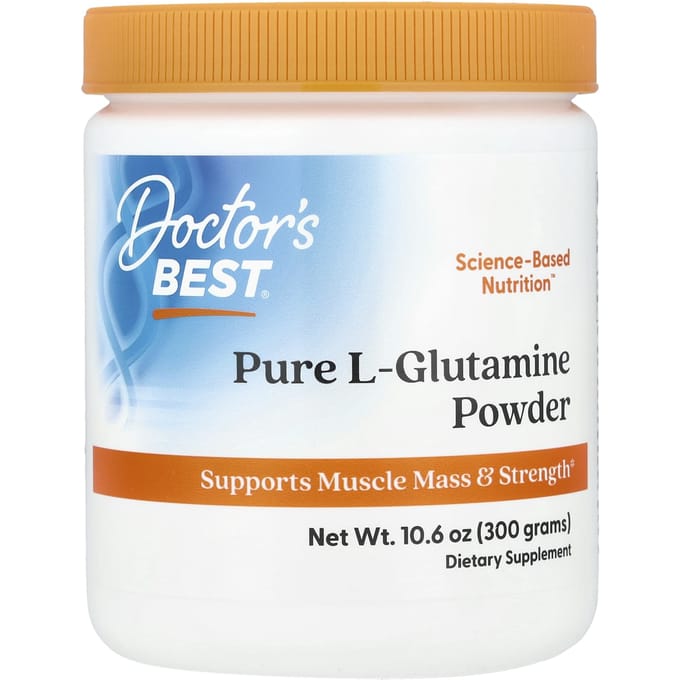 Doctor's Best, Pure L. Poudre de glutamine, 10,6 oz (300 grammes)