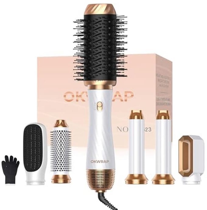 6-in-1 Haar Styler Set voor Perfecte Styling
