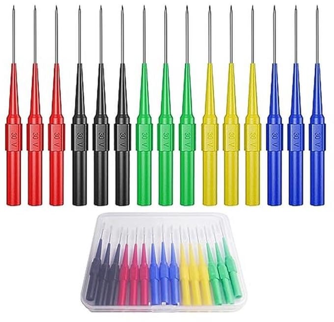 Kleurrijke Test Probes 15 Stuks voor Multimeter met 4 mm Jack