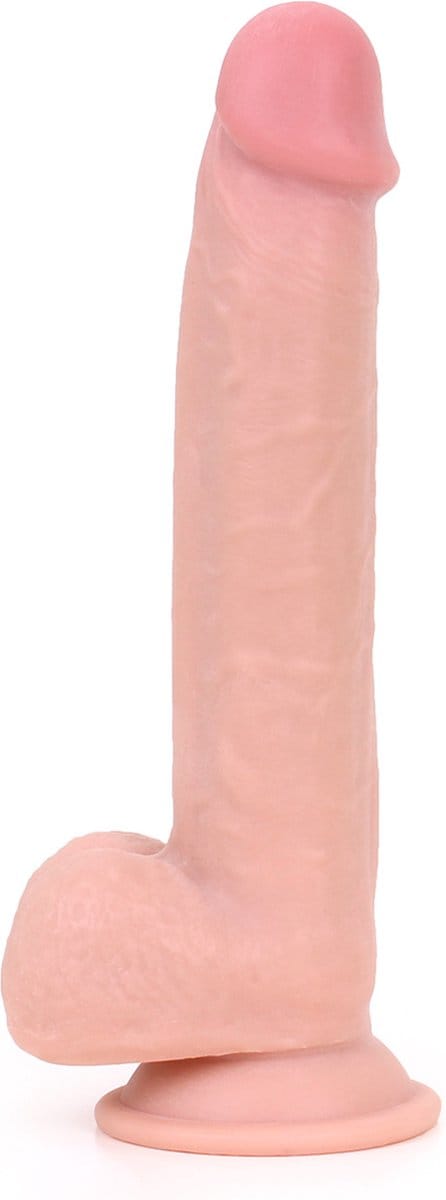 Kiotos COX Sliding Skin Dubbellaags Dildo 24 x 4,5 cm - blanke beige