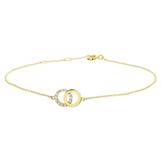 Armband Zirkonia 16,5 - 17,5 - 18,5 Cm