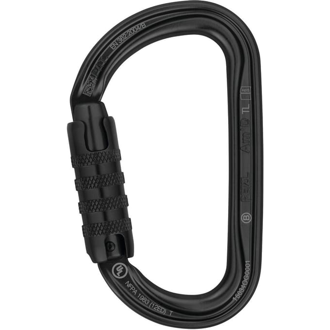 Petzl Am’D Triact-Lock Black 27 N – Lichtgewicht asymmetrische karabiner