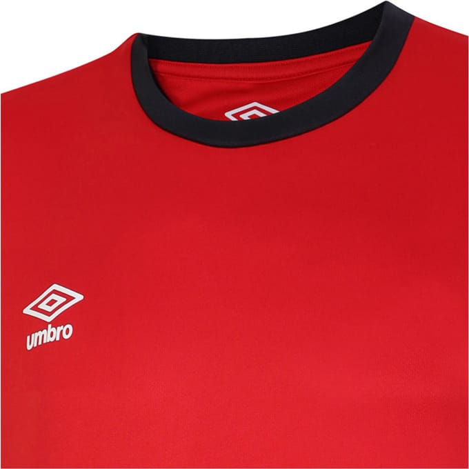 Umbro Heren Total Training Jersey (Vermiljoen/Fietsrood/Zwart)