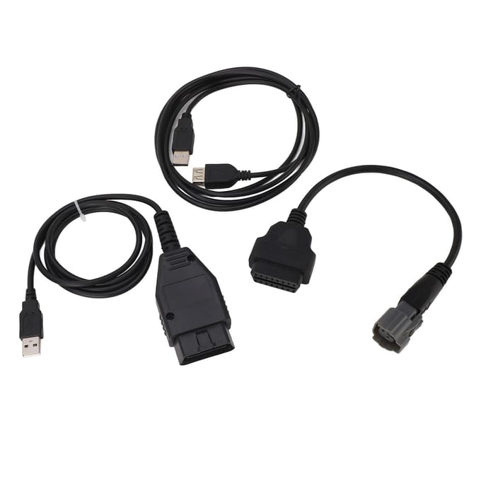 Diagnostische Kabel Stabiel Betrouwbaar Hoge Sterkte Robuuste Diagnostische Adapterkabel voor Buitenboordmotor black