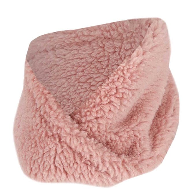 Colsjaal Meisjes - Teddy Wol - One Size - Licht Roze / 2/4 Jaar