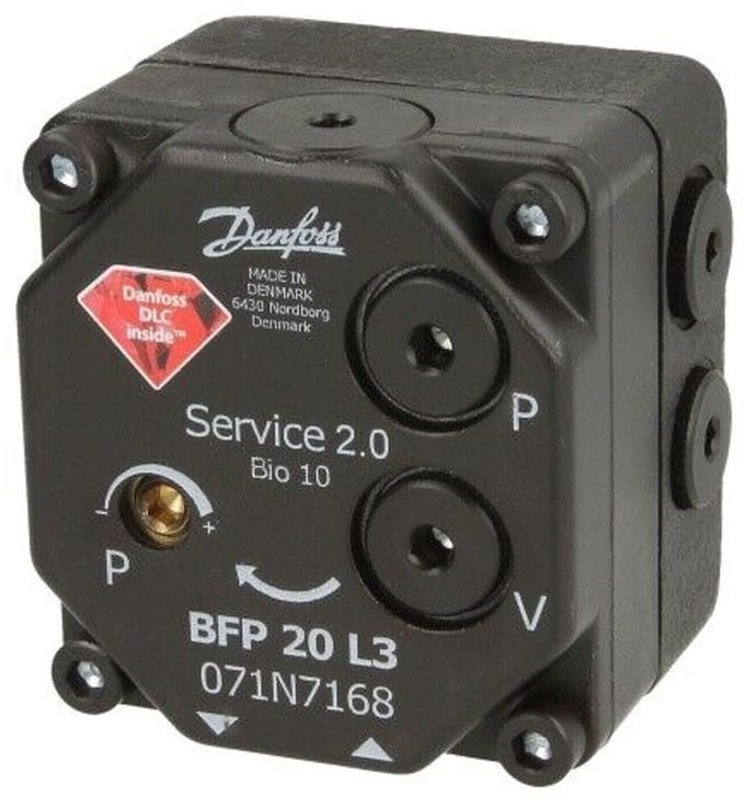 Danfoss Ölbrennerpumpe BFP 20 L 3 Drehrichirchtung links, 24 l/h, 1-stufig, 071N7168