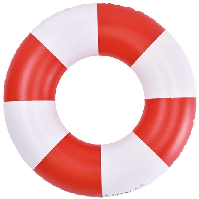 Swim Essentials - zwemband - Ø95 cm - Rood/Wit - Drift - kind - flamingohoofd