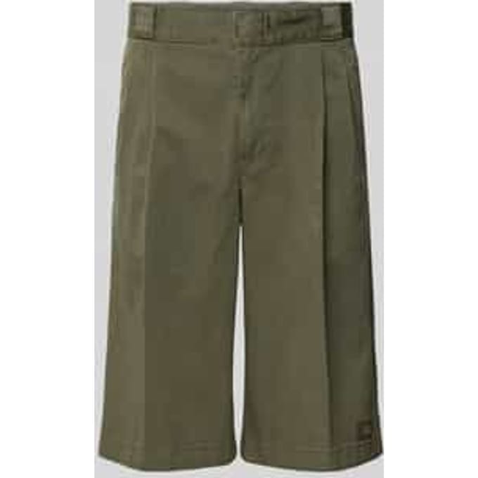 Loose fit korte broek met bandplooien, model 'UNIONVILLE'