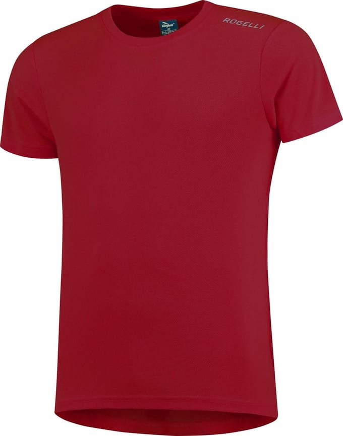 Rogelli Promo Heren Hardloopshirt - Korte mouw - Rood
