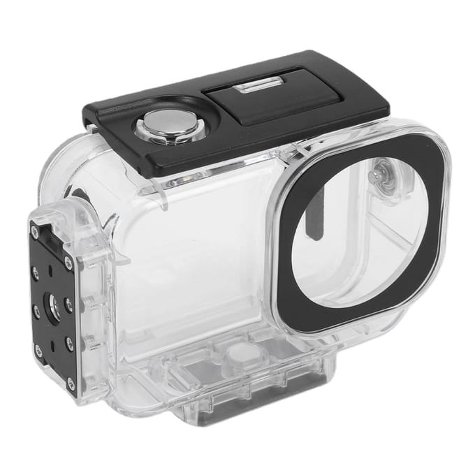 Étui Étanche Adapté pour Caméra DJI OSMO ACTION 6 PC 196FT Libération Rapide Magnétique Protection Action Caméra Sous-Marine