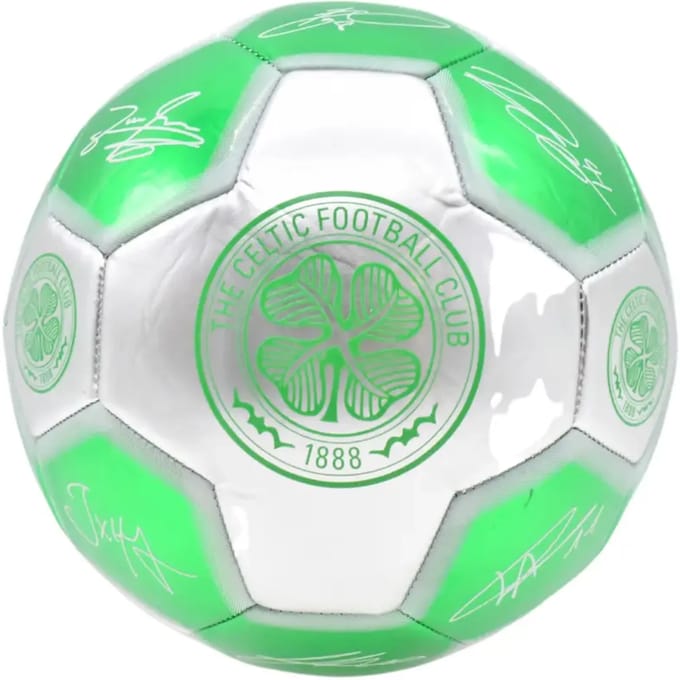 Celtic FC - voetbal met handtekeningen - maat 5