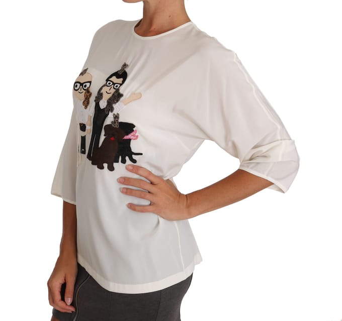 Zijden Blouse Applicatie