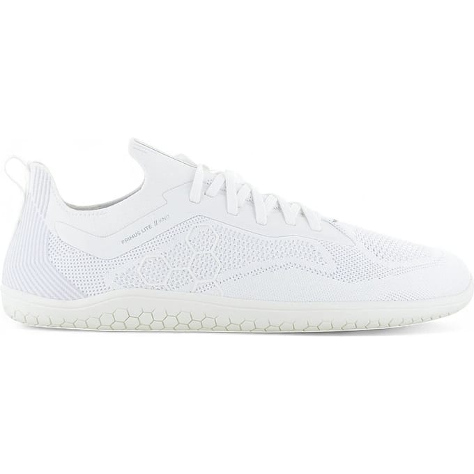Vivobarefoot Primus Lite Knit Bright White - Mannen Barefoot Schoenen - Maat 41