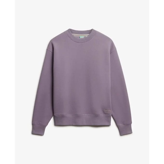 Superdry Essential Logo Sweatshirt Paars XL Vrouw