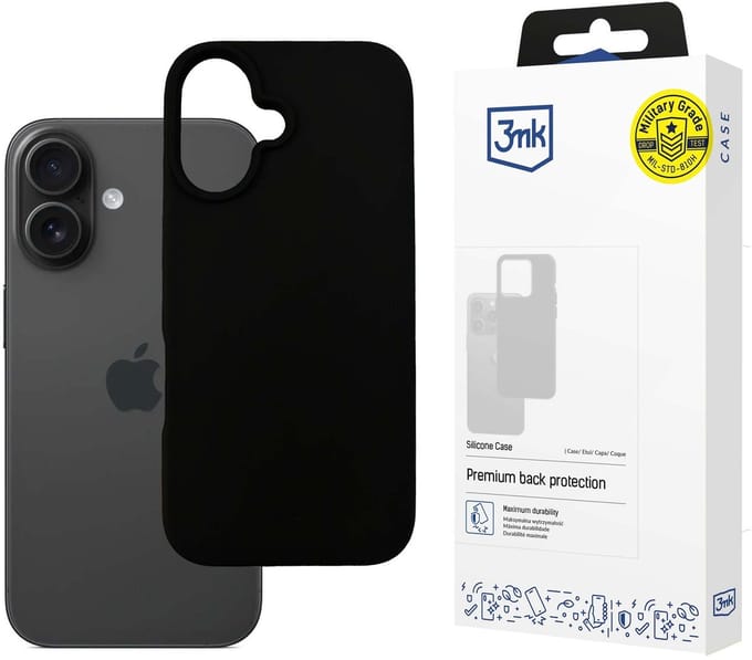 Apple iPhone 16 - 3mk siliconen hoesje