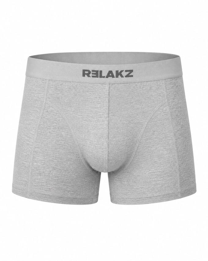 RELAKZ - Heren Boxershorts - Lenzing Modal - 2-pack - Grey Melange - L