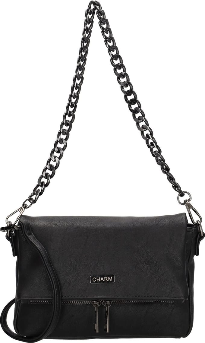Charm London Bayswater Crossbody Schoudertas - Zwart