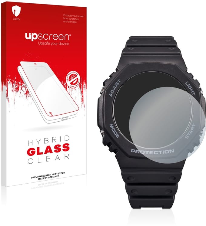upscreen - Screenprotector voor Casio G-Shock GA-B2100 - Folie Beschermfolie Beschermglas transparant
