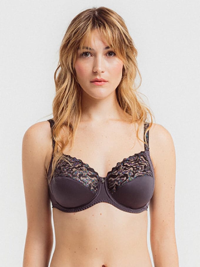 Louisa Bracq - Bh Met Volle Cup Electric Waves - Smoke