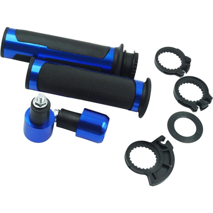 Motor Gashendel Stuur Aluminiumlegering Rubber Antislip Comfortabel Universeel Handvatten black