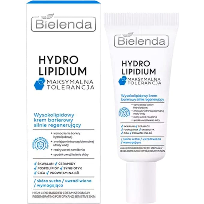 Bielenda Hydro Lipidium Maximum Tolerance High-Lipid Barrier Cream Strongly Regenerating 50 ml
