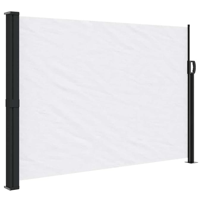 vidaXL - Windscherm - uittrekbaar - 140x300 - cm - wit