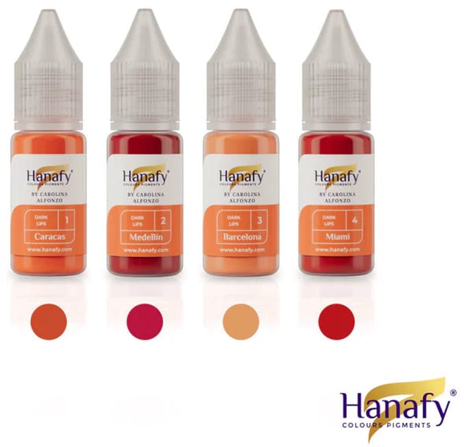 Hanafy Dark Lips Set by Carolina Alfonzo