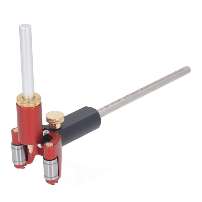 Multifunctioneel Afteekgereedschap 0 tot 120 mm Lineaire Boog Dubbel Doel Aftekenpen voor Keramiek IJzer Acryl gray