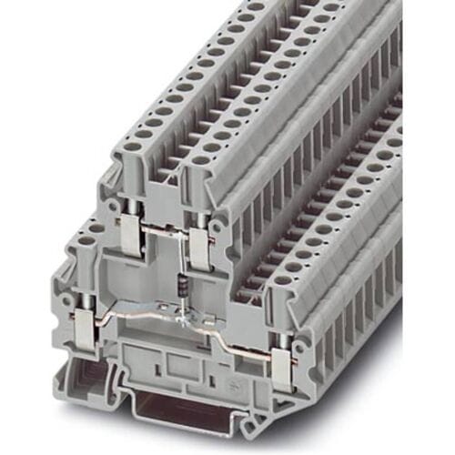 Phoenix Contact 3046663 Componentenserieklem 5.2 mm Schroeven Grijs 50 stuk(s)