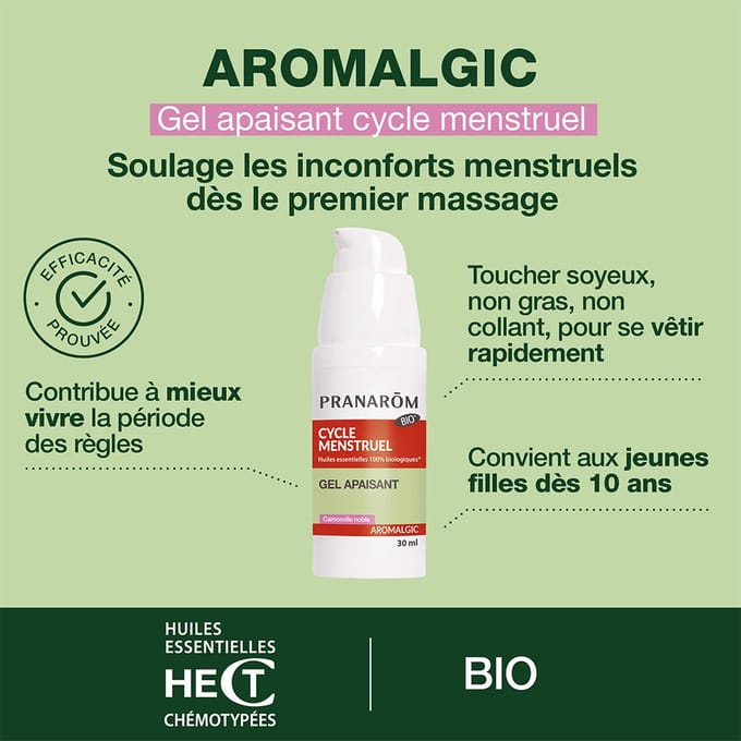 Pranarôm Aromalgic Kalmerende Gel Menstruatiecyclus 30 ml