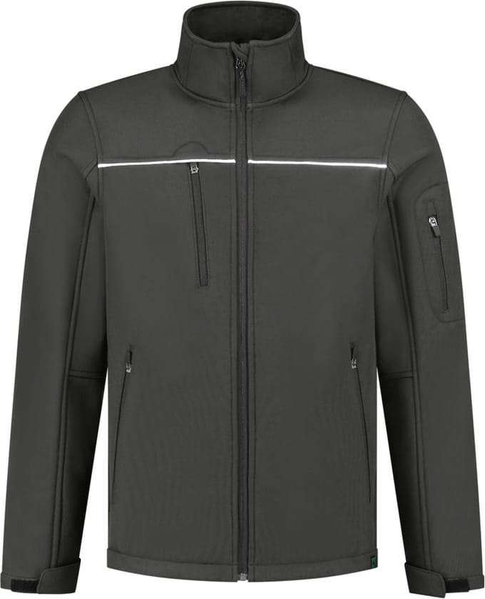 Tricorp 402701 Softshell Luxe Rewear - Donkergrijs - S