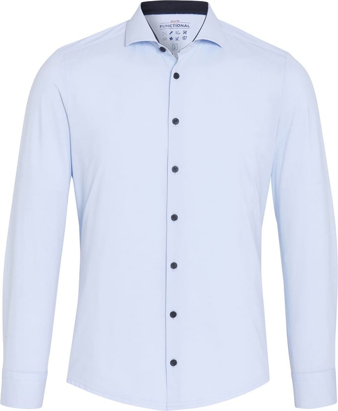 Pure The Functional Shirt Lichtblauw - Maat 41 - Heren - Overhemden Formeel