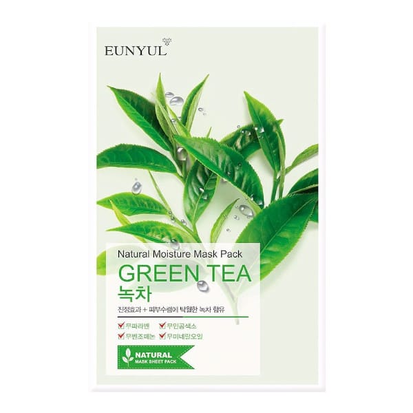 EUNYUL - Natural Moisture Mask Pack - Green Tea - 1stuk