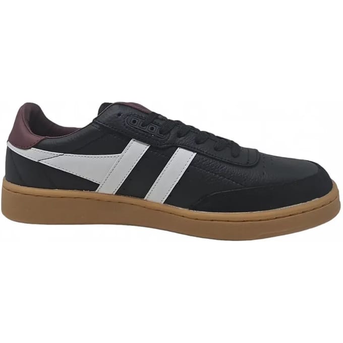 Gola Harrier Leather Sneaker Zwart-Wit