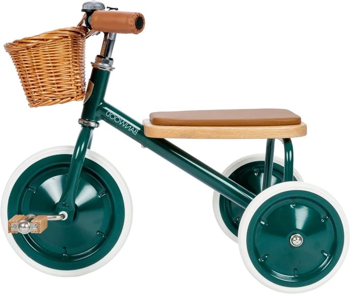 Driewieler - Kindertrike - Buiten spelen - Stalen frame - Large - Groen