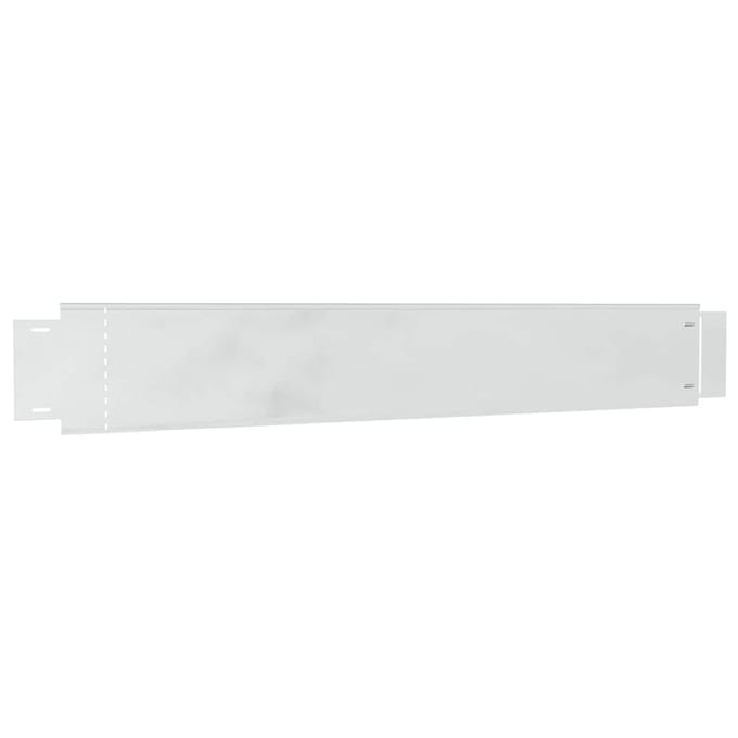 vidaXL - Gras - hek - 100 - x - 14 - x - 0.07 - cm - Gegalvaniseerd - Staal