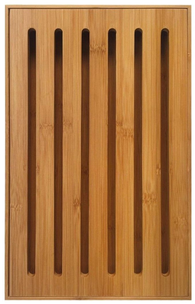 Kinghoff 1217 brood snijplank - bamboe - kruimelbak - 37x23,5x3cm